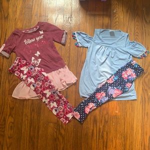 Girls size 6 outfit set
